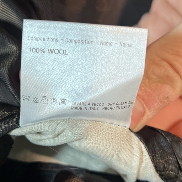 Brioni 44R NOMENTANO Brown Navy Plaid 3 Button Double Vent 100% Wool Sport Coat - Picture 12 of 15